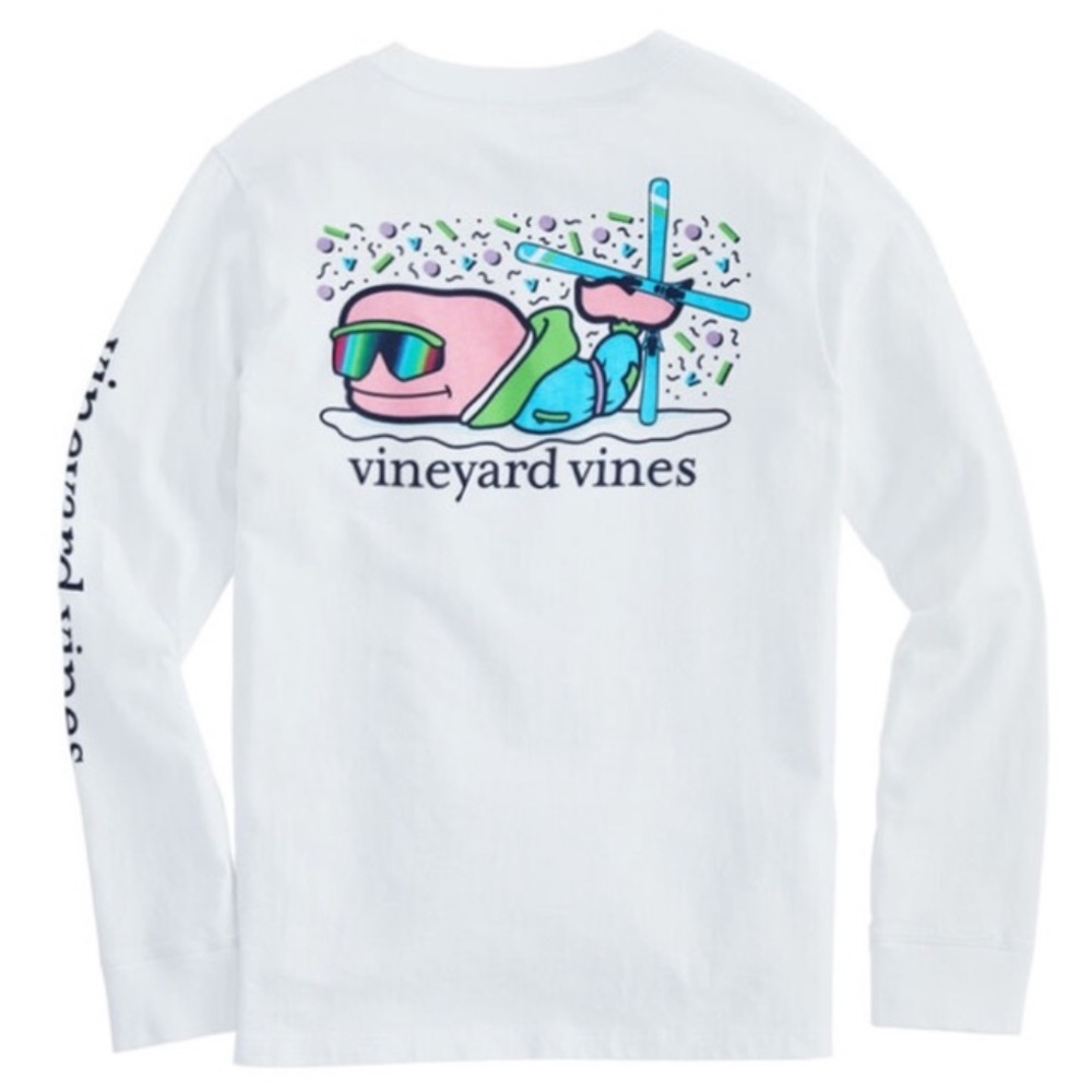 **NWT** Vineyard Vines White Long Sleeve Tee